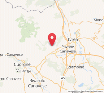 Map of Lugnacco, Piedmont