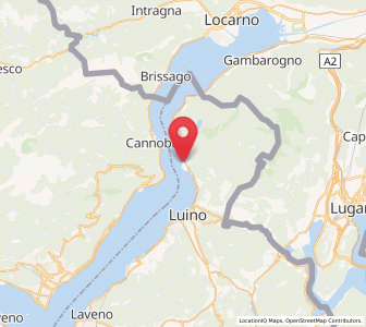 Map of Maccagno, Lombardy