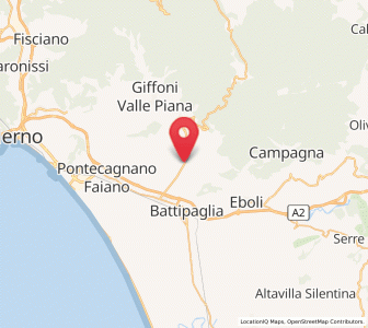 Map of Macchia, Campania