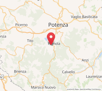 Map of Madonna del Pantano, Basilicate