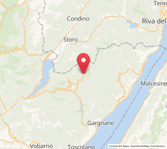 Map of Magasa, Lombardy