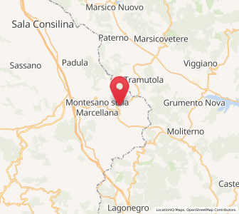 Map of Magorno, Campania