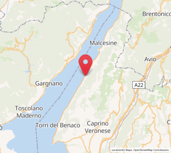 Map of Magugnano, Veneto