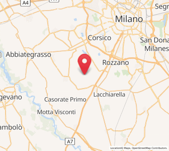 Map of Mairano, Lombardy