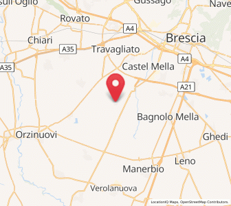 Map of Mairano, Lombardy