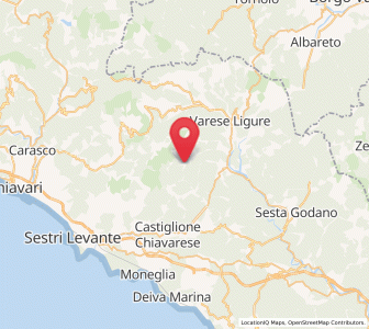 Map of Maissana, Liguria