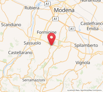 Map of Maranello, Emilia-Romagna