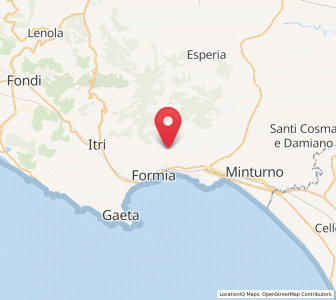 Map of Maranola-Trivio, Lazio