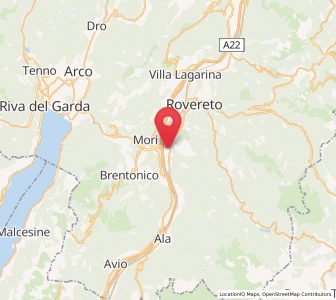 Map of Marco, Trentino-Alto Adige