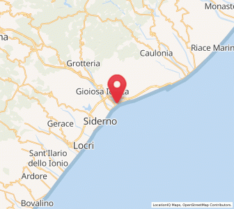 Map of Marina di Gioiosa Ionica, Calabria