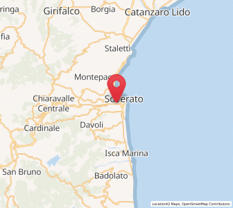 Map of Martelli-Laganosa, Calabria