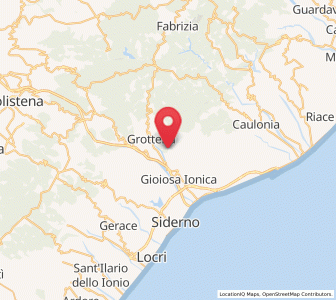 Map of Martone, Calabria