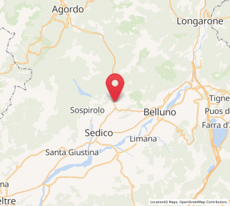 Map of Mas, Veneto