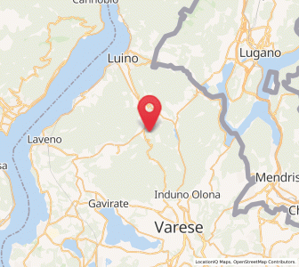 Map of Masciago Primo, Lombardy