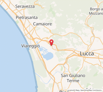 Map of Massarosa, Tuscany