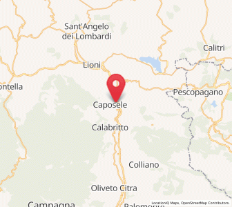 Map of Materdomini, Campania