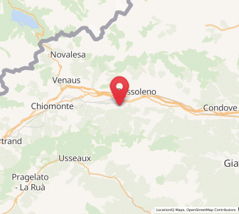 Map of Mattie, Piedmont