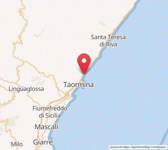 Map of Mazzeo, Sicily