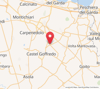 Map of Medole, Lombardy