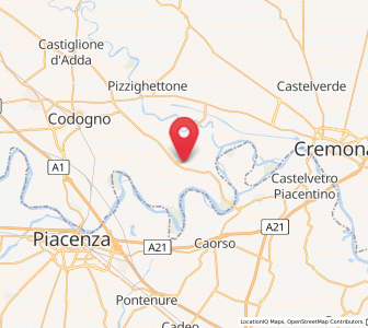 Map of Meleti, Lombardy