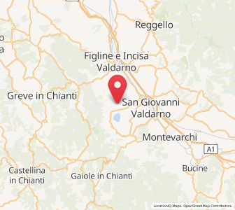 Map of Meleto, Tuscany