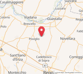 Map of Meletole, Emilia-Romagna