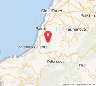 Map of Melicuccà, Calabria