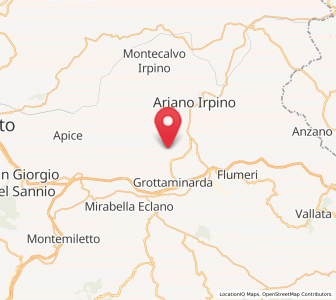 Map of Melito Irpino, Campania