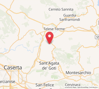 Map of Melizzano, Campania