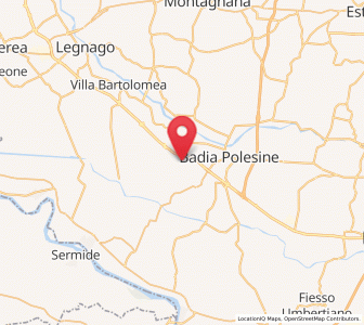 Map of Menà, Veneto