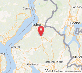 Map of Mesenzana, Lombardy