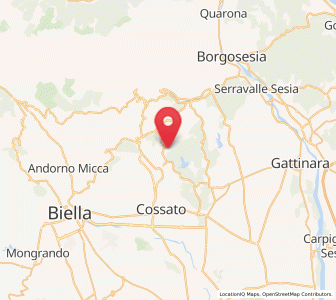 Map of Mezzana Mortigliengo, Piedmont