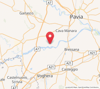 Map of Mezzana Rabattone, Lombardy