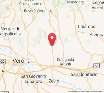 Map of Mezzane di Sotto, Veneto