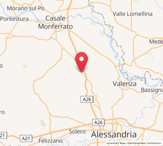 Map of Mirabello Monferrato, Piedmont