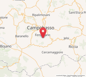 Map of Mirabello Sannitico, Molise