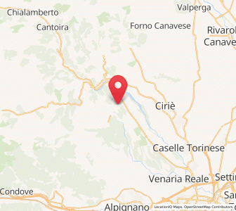 Map of Monasterolo, Piedmont