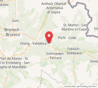 Map of Welsberg, Trentino-Alto Adige