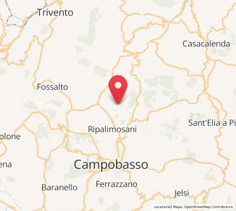 Map of Montagano, Molise