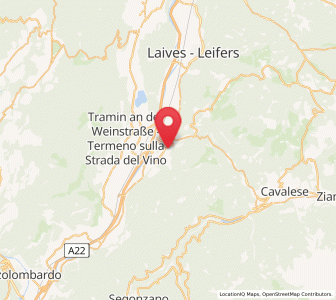 Map of Montan, Trentino-Alto Adige