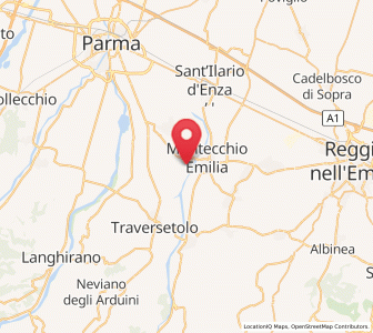 Map of Montechiarugolo, Emilia-Romagna