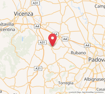 Map of Montegalda, Veneto