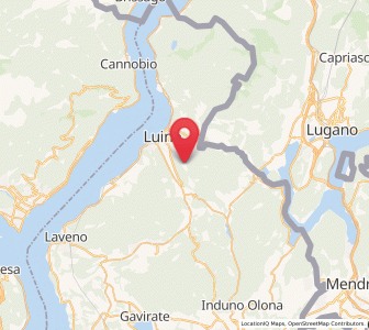 Map of Montegrino Valtravaglia, Lombardy