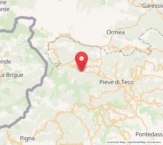 Map of Montegrosso Pian Latte, Liguria