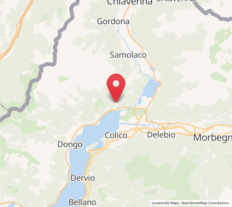 Map of Montemezzo, Lombardy