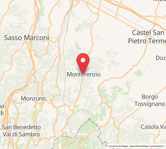 Map of Monterenzio, Emilia-Romagna