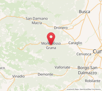 Map of Monterosso Grana, Piedmont