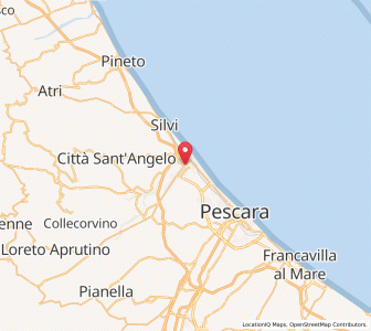 Map of Montesilvano, Abruzzo