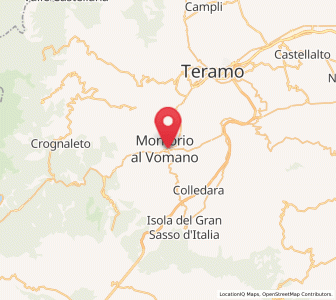 Map of Montorio al Vomano, Abruzzo