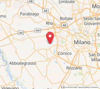 Map of Monzoro, Lombardy